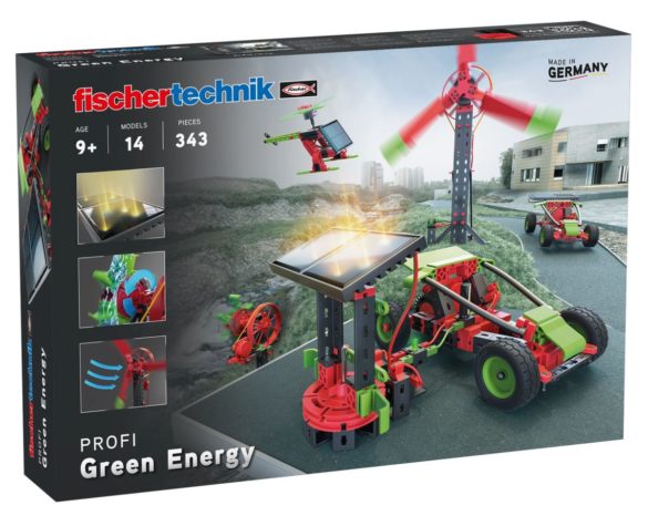 Der fischertechnik Baukasten „Green Energy“ ist Kategoriesieger beim Deutschen Spielzeugpreis 2021.