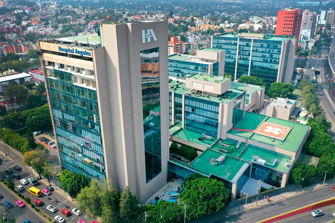fischer-Hospital Für den modernen Auftritt des neuen Krankenhauses in El Pedregal, Mexico City, wird die frisch umgestaltete und erneuerte Fassade sorgen – gesichert von fischer Befestigungs- und Brandschutzsystemen.